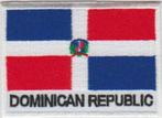 Dominicaanse Republiek vlag stoffen opstrijk patch embleem, Verzenden, Nieuw