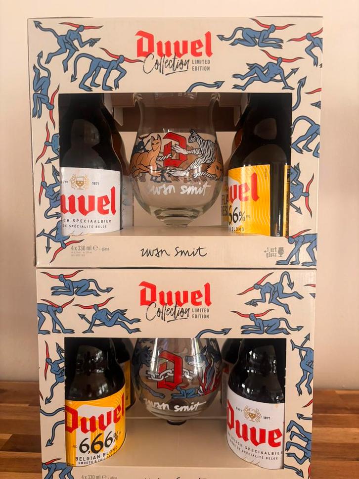 Duvelglazen Iwan Smith gesigneerd, Verzamelen, Glas en Drinkglazen, Nieuw, Ophalen