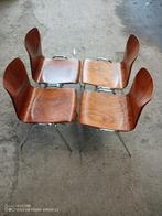 4 prachtige vintage stoelen „PAGHOLZ” Duitsland, Antiek en Kunst, Ophalen