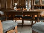 Eiken Eetkamertafel met 6 stoelen, Huis en Inrichting, Tafels | Eettafels, Ophalen