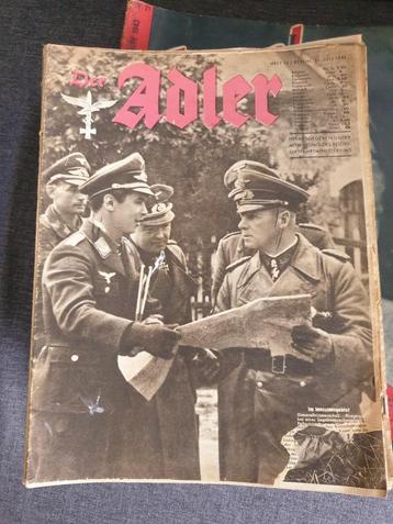 DER ADLER Nr Heft 14 1944 Duits propaganda tijdschrift 
