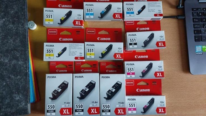 Canon-cartridges 551 en 550 om weg te geven, Computers en Software, Printerbenodigdheden, Nieuw, Cartridge, Ophalen