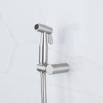 NIEUW 2 STUKS Fortifura Calvi Bidetset Geborsteld Nikkel, Ophalen, Nieuw, Kraan