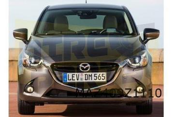 Mazda 2 (4/15-2/20) voorbumper (bij koplampsproeiers) (te sp beschikbaar voor biedingen