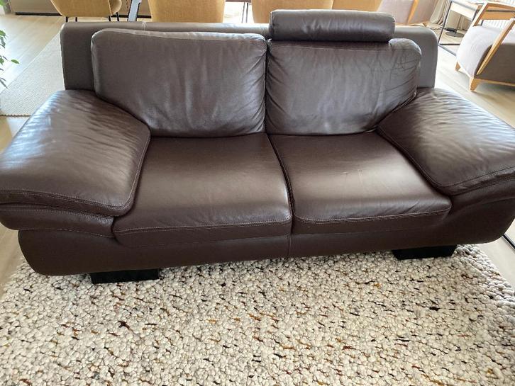 Salon, Huis en Inrichting, Zetels | Zetels, Zo goed als nieuw, Rechte bank, Overige maten, 150 tot 200 cm, 100 tot 125 cm, Leer