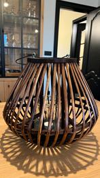 Windlicht in hout, 35 breed 30 hoog., Neuf, 25 à 50 cm, Brun, Enlèvement