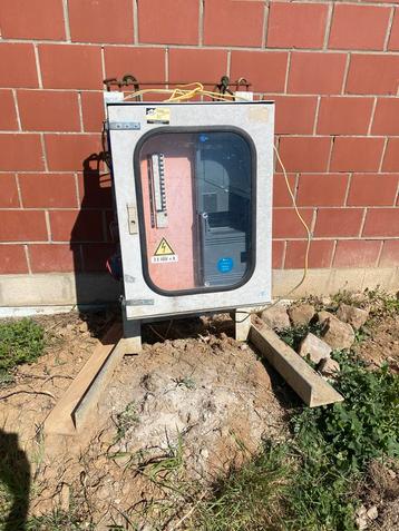 Werfkast elektriciteit 230/400 V, Doe-het-zelf en Bouw, Ophalen, Gebruikt