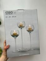 Set de 3 photophores Verre souflé-bouche, Enlèvement ou Envoi