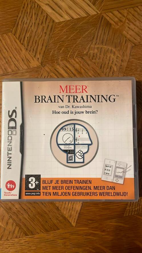 Dr. Kawashima's - Meer brain training, NDS, Games en Spelcomputers, Games | Nintendo DS, Zo goed als nieuw, Puzzel en Educatief