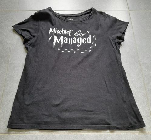 Zwarte T-shirt van Harry Potter, Kleding | Dames, T-shirts, Zo goed als nieuw, Maat 42/44 (L), Zwart, Ophalen of Verzenden