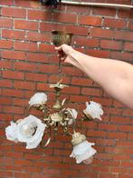 Luster met bloemenmotief, Antiek en Kunst, Antiek | Verlichting, Ophalen