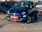 Fiat 500 Lounge  heel proper, Auto's, Fiat, Voorwielaandrijving, 4 cilinders, Blauw, Leder en Stof