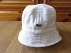Bob en piqué Lacoste blanc unisex taille medium, Hoed, Lacoste, Ophalen of Verzenden, 57 cm (M, 7⅛ inch) of minder