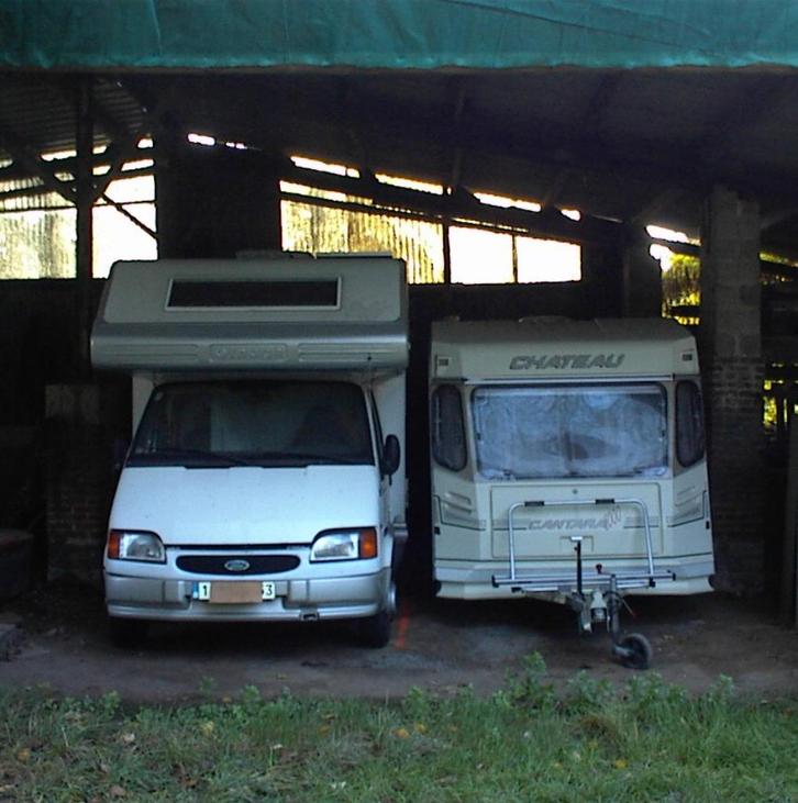 Emplacement hivernage entreposage caravane mobilhome bateau, Immo, Garages en Parkeerplaatsen, Provincie Luik