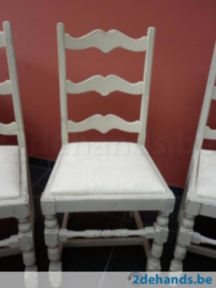 5 prachtige massief eiken stoelen, Antiek en Kunst, Antiek | Meubels | Stoelen en Sofa's, Ophalen of Verzenden