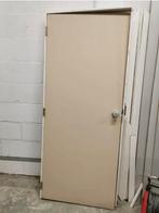 Deur met kozijn, Ophalen, Gebruikt, 80 tot 100 cm, Binnendeur