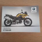 BMW F 750 GS, Motos, Modes d'emploi & Notices d'utilisation