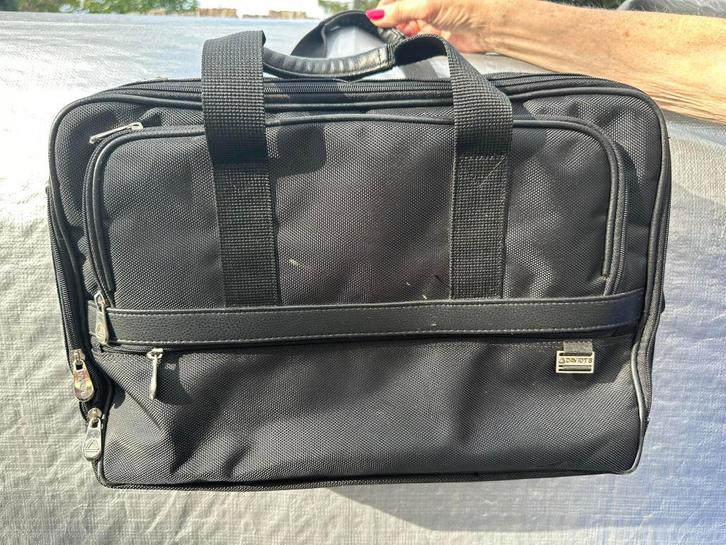 Sacoche en toile et simili cuir pour ordinateur et pt séjour, Computers en Software, Laptoptassen, Nieuw, Ophalen of Verzenden