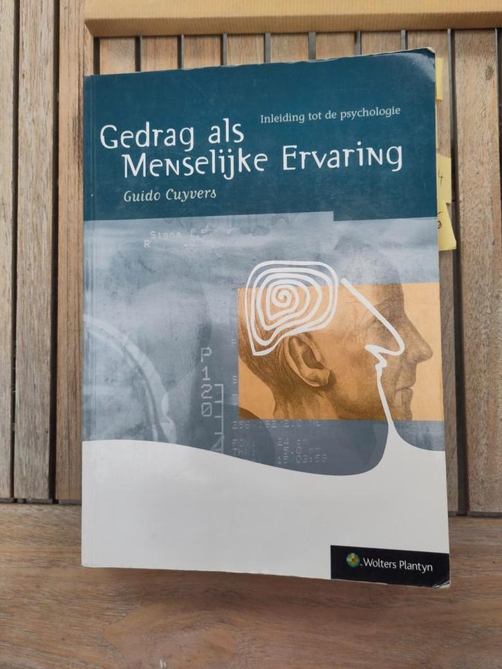 Cuyvers - GEDRAG ALS MENSELIJKE ERVARING, Livres, Livres d'étude & Cours, Utilisé, Enlèvement ou Envoi