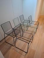 Hay hee dining chair - 6 stuks, Huis en Inrichting, Ophalen, Zwart, Zo goed als nieuw, Metaal