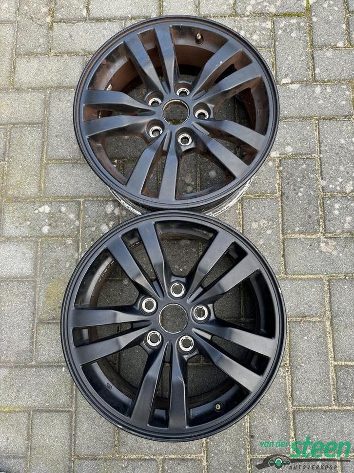 2 x Mitsubishi Licht Metalen velg Origineel 5 x 114 ET38 6,5, Auto-onderdelen, Banden en Velgen, Velg(en), Personenwagen, Gebruikt