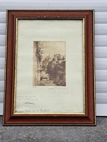 gravure liege signe jean muller beschikbaar voor biedingen