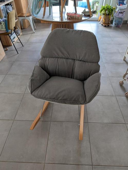 2x Rocking chairs design alter ego chily, Huis en Inrichting, Stoelen, Gebruikt, Eén, Grijs, Ophalen