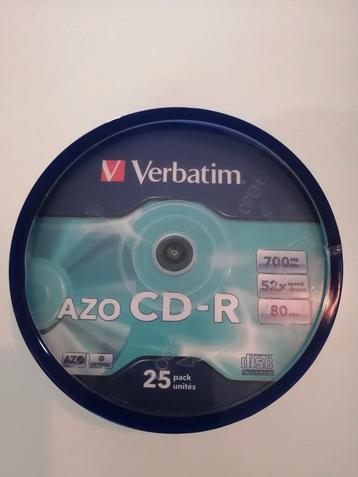 Verbatim CD-R 52 x 700 Mo, 25 pièces