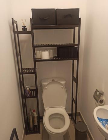 Étagère de toilette | au-dessus des toilettes ou de la machi, Neuf, 25 à 50 cm, Armoire (mi-)haute, 50 à 100 cm