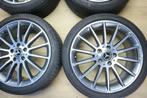 18 inch AMG velgen Mercedes A B C CLA klasse zomerbanden, Velg(en), Gebruikt, Personenwagen, Ophalen of Verzenden