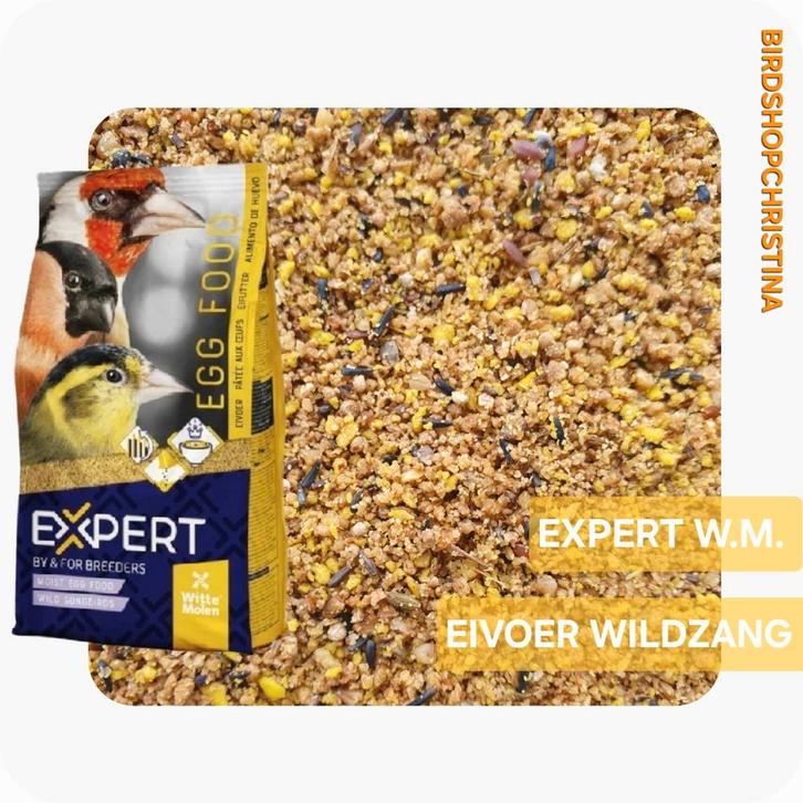 EXPERT Eivoer Wildzang 1kg - Witte Molen, Dieren en Toebehoren, Vogels | Toebehoren, Ophalen
