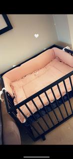 Park babybox zwart op wieltjes, Kinderen en Baby's, Babyparken, Ophalen, Wieltjes