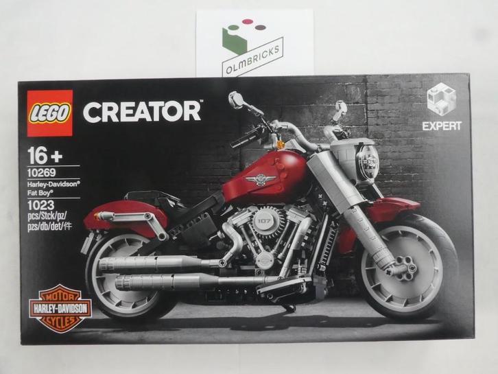 LEGO Creator Expert 10269 Harley Davidson Fat Boy, Kinderen en Baby's, Speelgoed | Duplo en Lego, Nieuw, Lego, Complete set, Ophalen of Verzenden