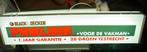 BLACK AND DECKER - LICHTREKLAME *, Verzamelen, Merken en Reclamevoorwerpen, Ophalen of Verzenden