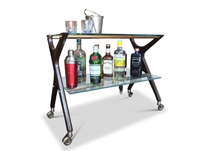 Cocktail Trolley by Ico Parisi 1960's, Antiek en Kunst, Kunst | Designobjecten, Ophalen of Verzenden
