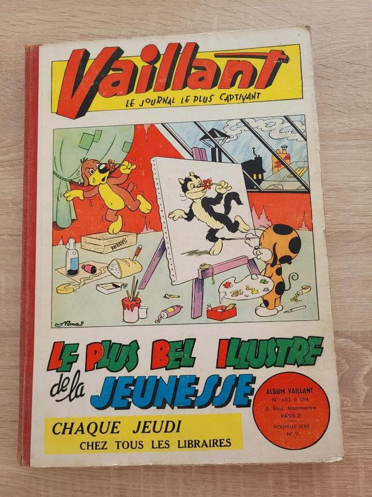 BD Vaillant n9 (683 à 694), Boeken, Stripverhalen, Gelezen, Eén stripboek, Ophalen of Verzenden