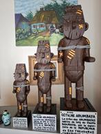 Arumbaya Kuifje fetisj 50cm. handgeschilderd, Verzamelen, Beelden en Beeldjes, Ophalen of Verzenden, Nieuw, Overige typen