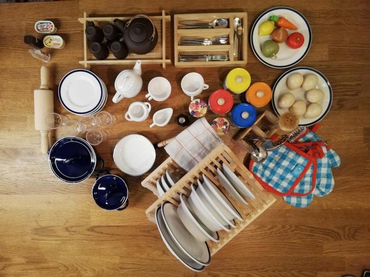 Dinette, Enfants & Bébés, Jouets | Jouer aux cuisines, Bois, Enlèvement