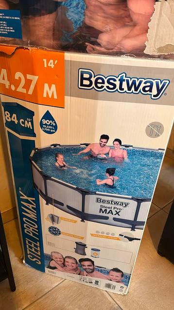 Zwembad diameter 4,27m bestway Steel Pro MAX beschikbaar voor biedingen