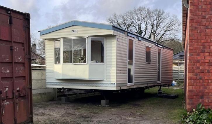 Stacaravan inclusief transport, Caravans en Kamperen, Stacaravans, tot en met 2, Ophalen