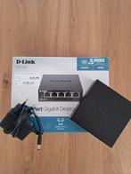 D-Link DGS-105, Computers en Software, Netwerk switches, Ophalen of Verzenden, Zo goed als nieuw