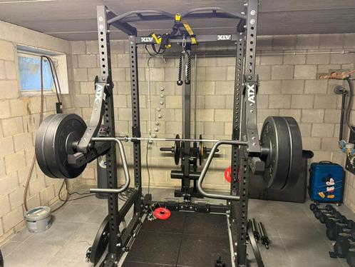 Complete homegym van professionele kwaliteit, Sport en Fitness, Fitnessapparatuur, Zo goed als nieuw, Krachtstation, Armen, Benen