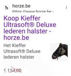 Kieffer Deluxe LEDEREN halster, Ophalen of Verzenden, Zo goed als nieuw