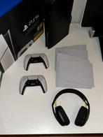 Playstation 5 slim digital met 2 controllers, Games en Spelcomputers, Spelcomputers | Sony PlayStation 5, Ophalen, Zo goed als nieuw