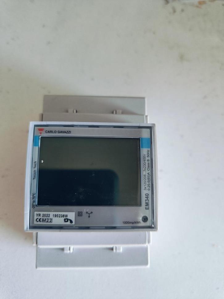 Energiemeter Carlo Gavazzi EM340, Doe-het-zelf en Bouw, Elektriciteit en Kabels, Zo goed als nieuw, Overige typen, Ophalen