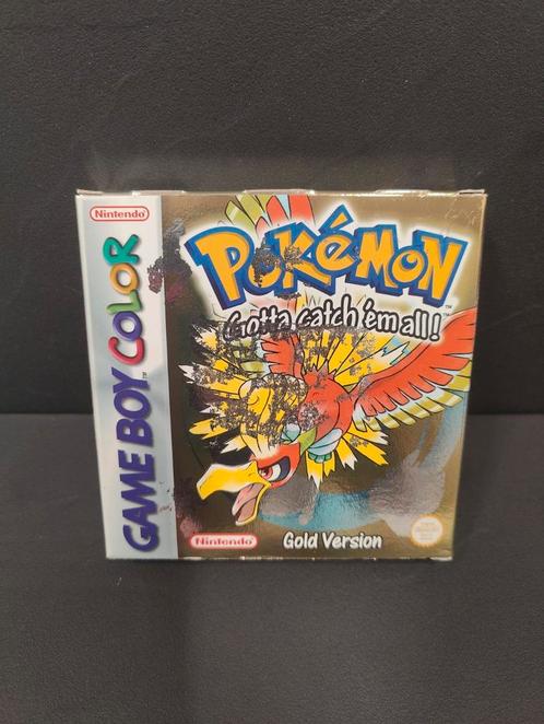 Pokemon Gold Gameboy with box and trainer guide, Games en Spelcomputers, Games | Nintendo Game Boy, Zo goed als nieuw, Ophalen of Verzenden