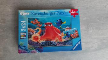 Puzzel nemo 2 x 24 stuks, Enlèvement ou Envoi, 10 à 50 pièces, Utilisé
