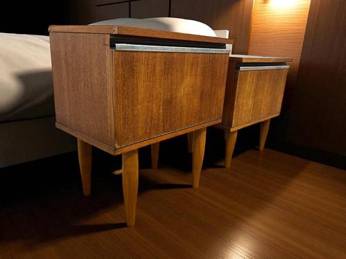 Set van 2 vintage nachtkastjes / mini kastjes, Huis en Inrichting, Slaapkamer | Nachtkastjes, Ophalen of Verzenden
