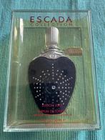 Vintage Escada met doos Blauw, Parfumfles, Zo goed als nieuw, Verzenden