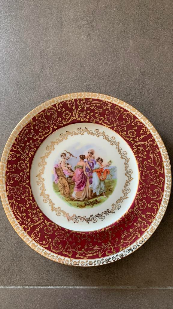 Sierbord Gloria Alt Wien 26cm, Antiquités & Art, Antiquités | Porcelaine, Enlèvement ou Envoi